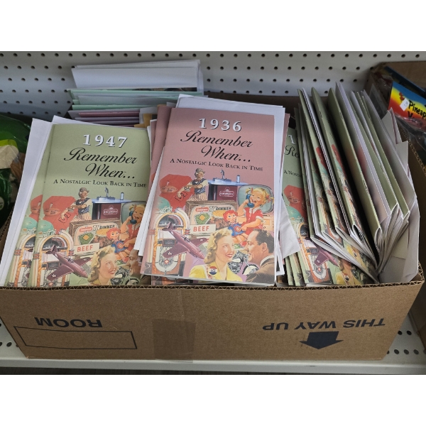 LARGE LOT OF ASSORT. YEAR NOSTALGIC LOOK BACK BOOKS