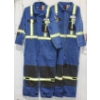 Image 1 : 2 CLEANED USED FIRE RETARDANT COVERALLS 46R