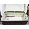 Image 2 : VINTAGE WOODEN TRUNK - SIZE 36" L X 17"W X 15" H