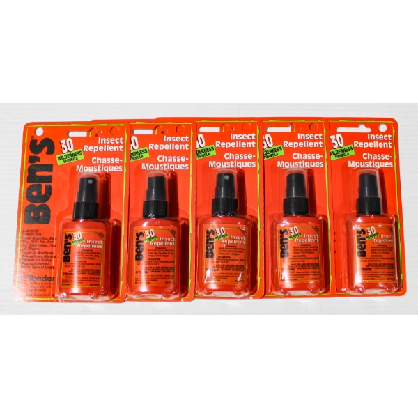 5 X 37ML BEN'S 30 WILDERNESS INSECT REPELLENT 