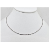 Image 1 : 14K WHITE 16" NECKLACE