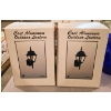 Image 1 : 2 OUTDOOR CAST ALUMINIUM OUTDOOR LANTERNS