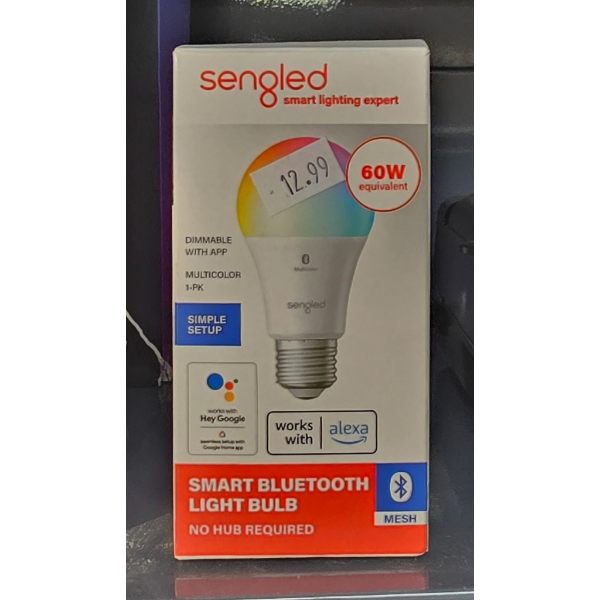 SENGLED SMART LIGHTING 60W MULTICOLOR BULB