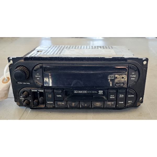 SALVAGED RADIO/ PLAYER FOR 2007 DODGE GRAND CARAVAN