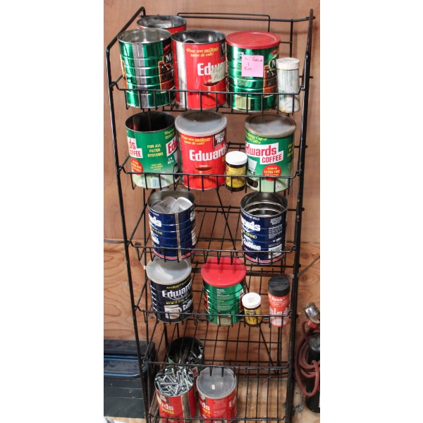 METAL DISPLAY RACK W/ HARDWARE