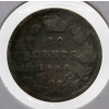 Image 1 : 1900 VICTORIAN SILVER CANADA 10 CENT COIN