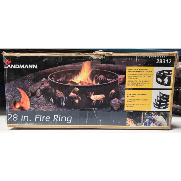 LANDMANN 28" WILDLIFE THEMED FIRE RING