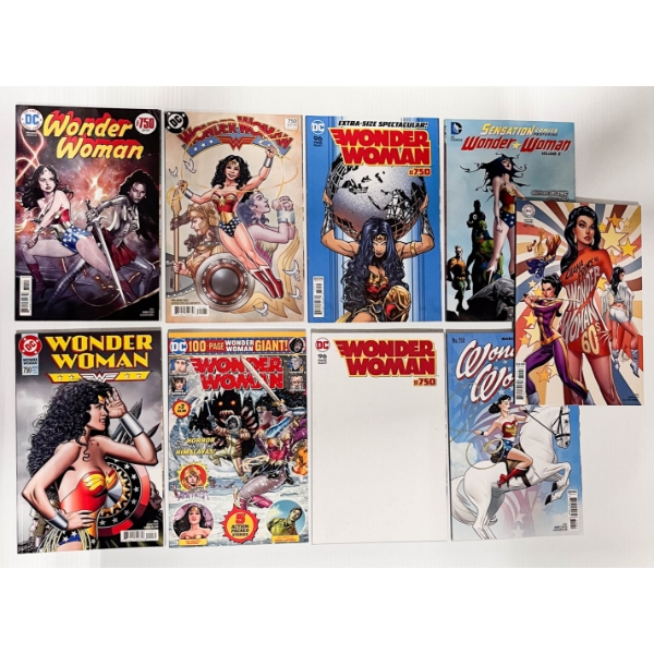 9 WONDER WOMAN DC GRAPHIC NOVEL COMIC BOOKS