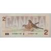 Image 1 : 1986 CANADIAN $2 UNC. ROBIN BANK NOTE