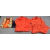 Image 1 : 2 ORANGE WORK COVERALLS - SAFETY VEST ETC.