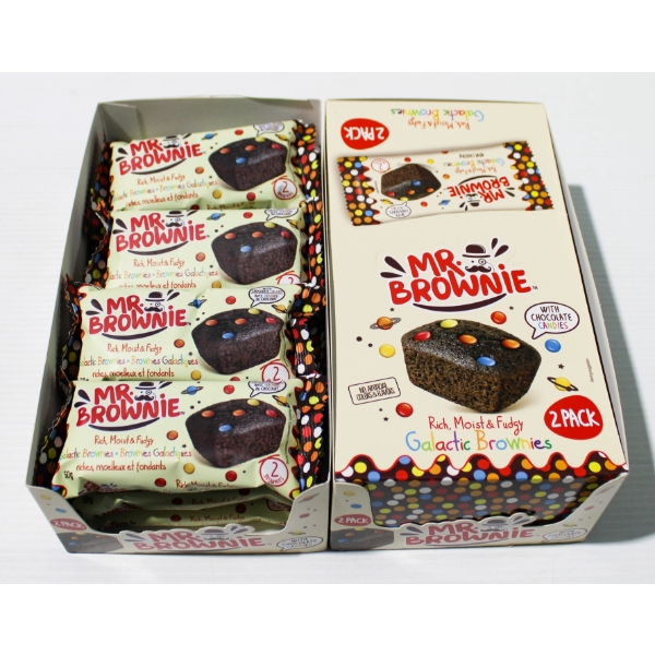 24 X 50G MR BROWNIE GALACTIC BROWNIES