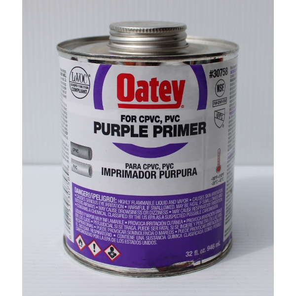 946ML OATEY PURPLE PRIMER FOR CPVC PVC 