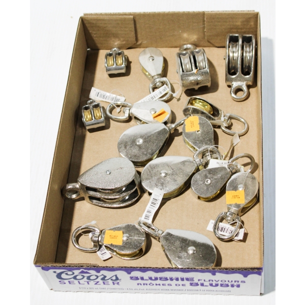 NEW STEEL PULLEYS ASST. SIZES
