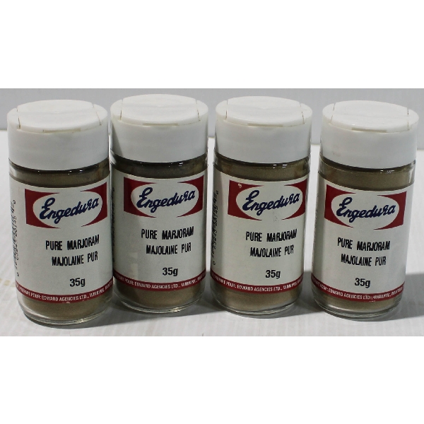 4 X 35G ENGEDURA PURE MARJORAM SPICE POWDER
