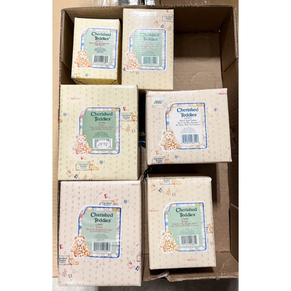 6 NEW CHERISHED TEDDIES FIGURINES 175994 ETC.