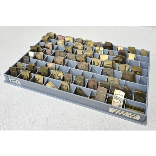 SHADED BLOCK LETTTER PLATE SET 