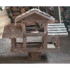 Image 1 : WOODEN BIRD FEEDER