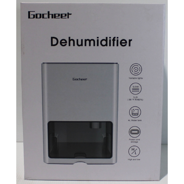 GOCHEER DEHUMIDIFIER 4L CAPACITY