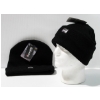 Image 1 : 2 THINSULATE TOQUE'S / BEANIE HATS - ADULT BLACK 