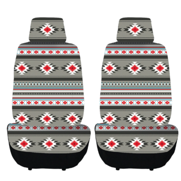 2 NEW NU TRENDS SOUTHWEST DESIGN FRONT CAR SEAT COVERS