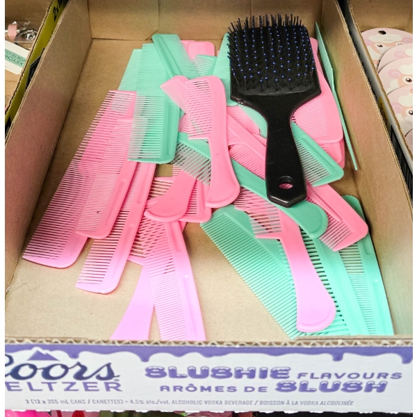 ASSORT. HAIR COMBS ETC.