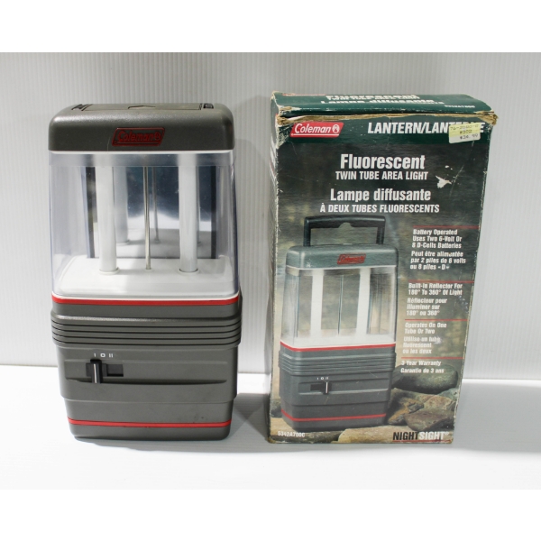 COLEMAN TWIN TUBE FLORESCENT LANTERN