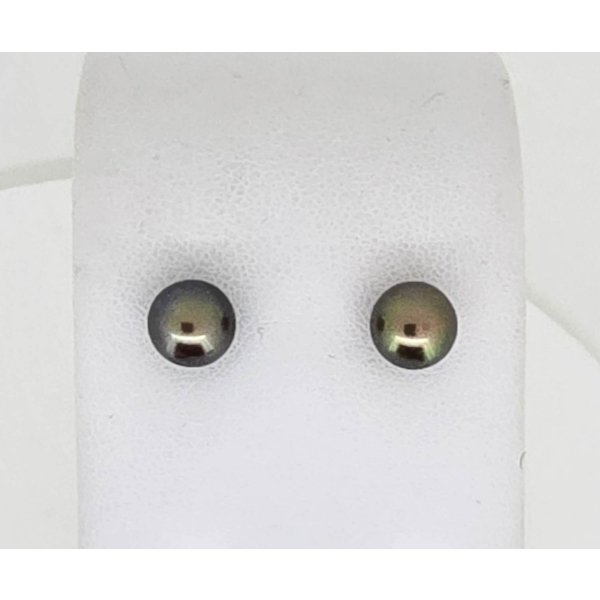14K GOLD FRESH WATER PEARL 8MM EARRINGS