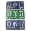Image 1 : 3 VINTAGE ALBERTA CANADA LICENSE PLATES - 1968 & 1972