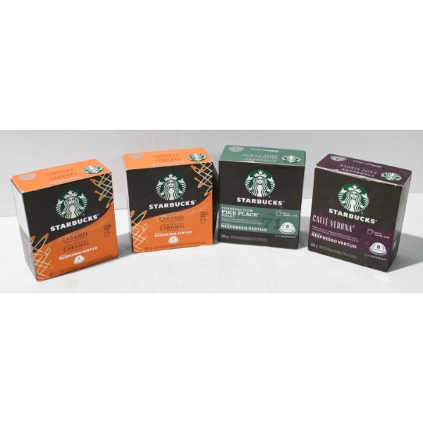 ASST. STARBUCKS NESPRESSO VERTUO GROUND COFFEE