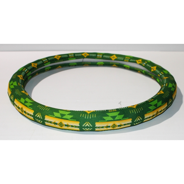 NEW NU TRENDZ STEERING WHEEL COVER - GREEN SOUTHWEST DESIGN