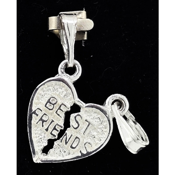 .925 SILVER BEST FRIENDS FOREVER PENDANT