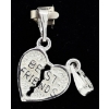 Image 1 : .925 SILVER BEST FRIENDS FOREVER PENDANT
