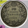 1919 CANADA SILVER 50 CENT COIN
