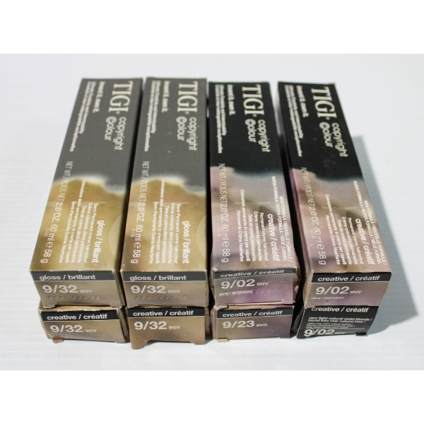 8 TIGI C. COLOR DEMI-PERMANENT PRO. HAIRCOLOR CREAM