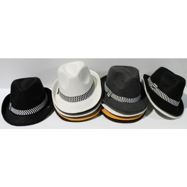 12 NEW FEDORA FELT HATS