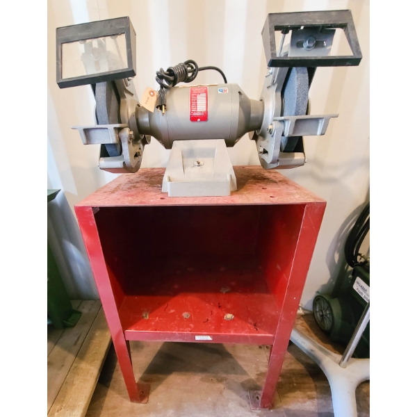 WISSOTA 10" WHEEL BENCH GRINDER W/ STAND