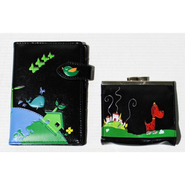 SHAGWEAR WOMEN'S CREDIT CARD HOLDER & COIN PURSE