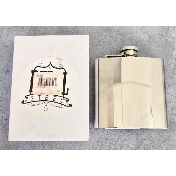 NEW 6OZ STAINLESS STEEL FLASK