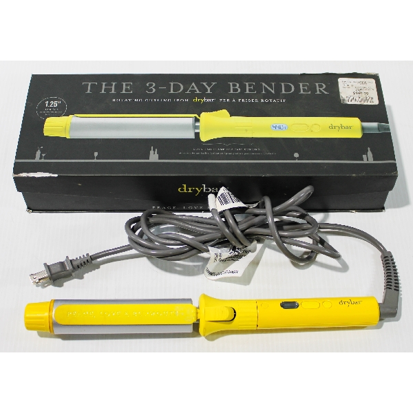 THE 3-DAY BENDER ROTATING CURLING IRON