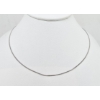 Image 1 : 14K WHITE GOLD 17" NECKLACE