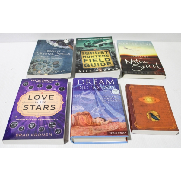 6 TAROT CARD BOOKS - NATIVE SPIRIT - MABON ETC.