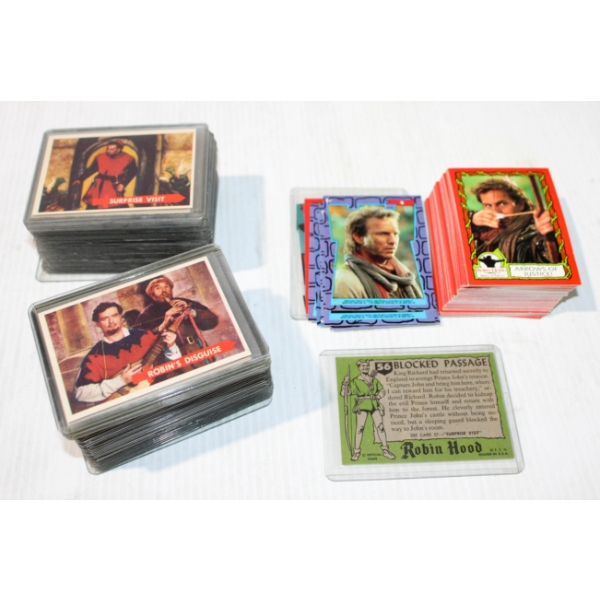 70+ VINTAGE ROBIN HOOD TRADING CARDS