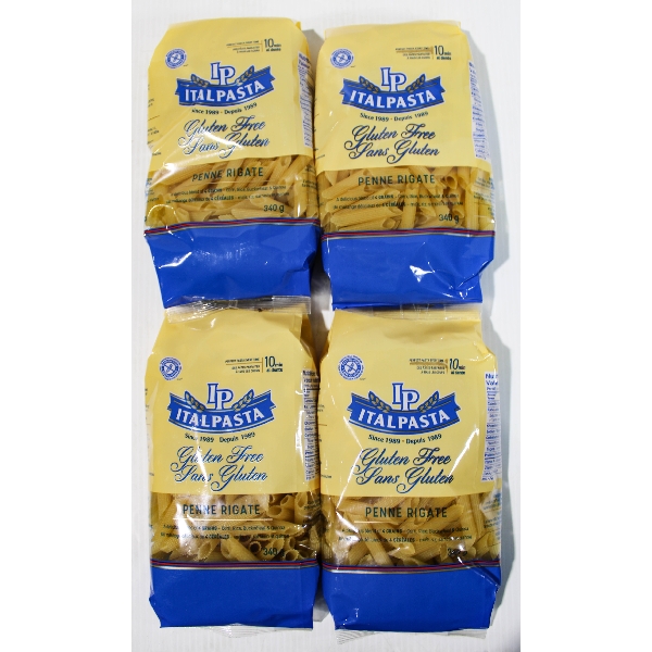 4 BAGS OF GLUTEN FREE PENNE RIGATE