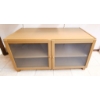 Image 2 : WOODEN CABINET W/ DOORS 47"L X 24"W X 24" H