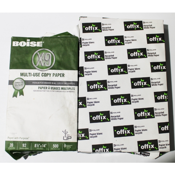 2 PKS MULTI USE PHOTOCOPY PAPER - SIZE 8.5" X 14" & 11" X 17"
