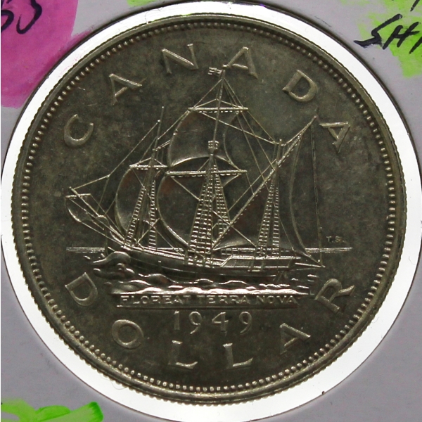 1949 SILVER CANADIAN DOLLAR