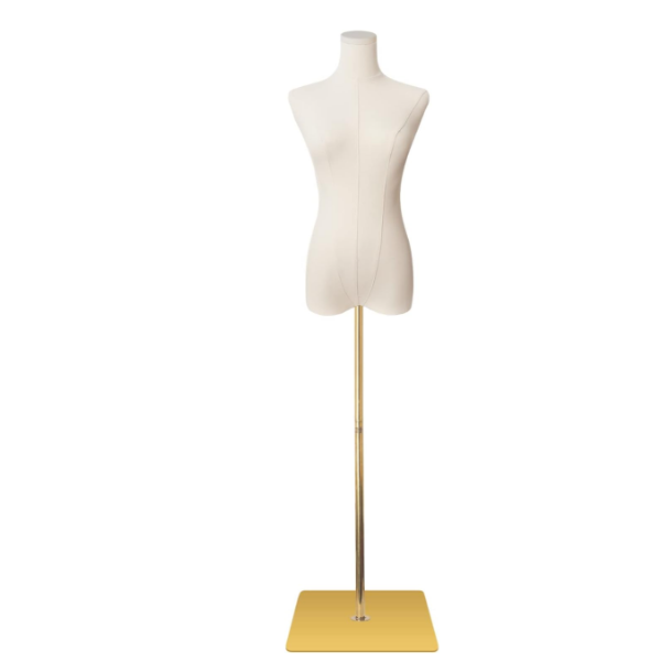 SHAREWIN FEMALE MANNEQUIN TORSO DRESS FORM W/ STAND
