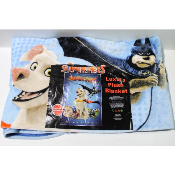 DC LEAGUE OF SUPER-PETS LUXURY PLUSH BLANKET
