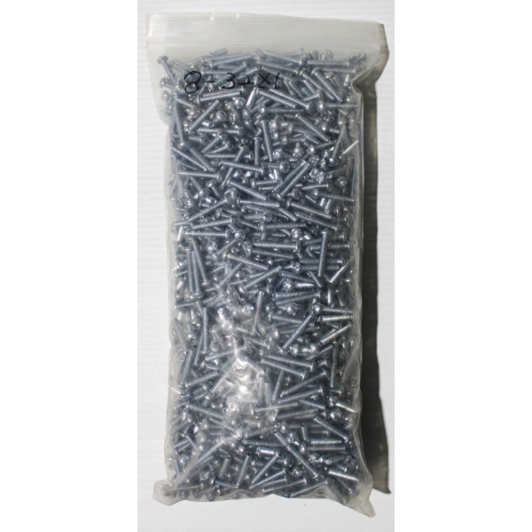 NEW 8-32 X 1" MACHINE SCREWS - WEIGHT 3.9KG