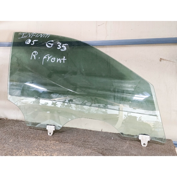 FRONT RIGHT WINDOW FOR 2005 INFINITI G35